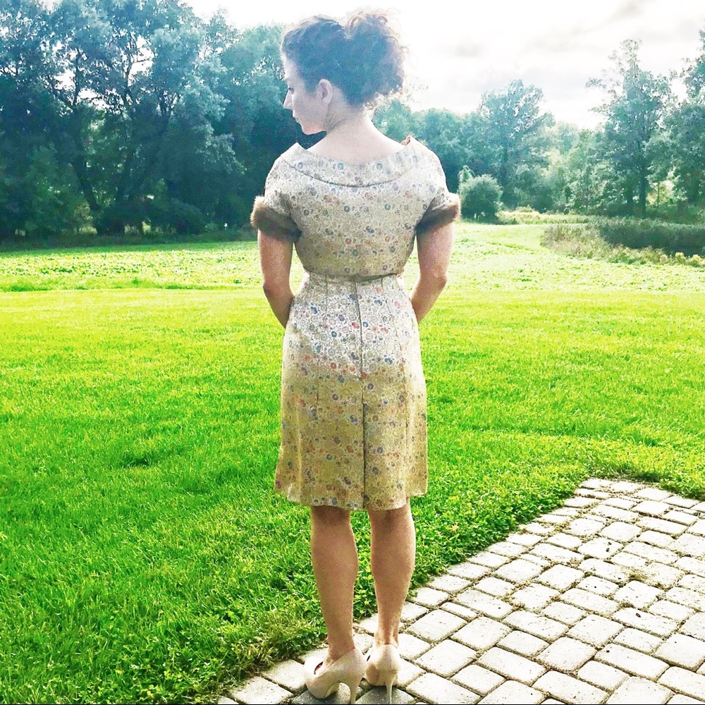 Vintage 50s style dress with jacket.
